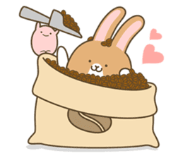 Mokatokki Coffee Rabbit 2 sticker #1518011
