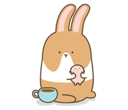 Mokatokki Coffee Rabbit 2 sticker #1518013