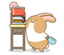 Mokatokki Coffee Rabbit 2 sticker #1518020