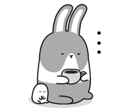 Mokatokki Coffee Rabbit 2 sticker #1518028
