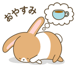 Mokatokki Coffee Rabbit 2 sticker #1518038