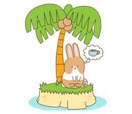 Mokatokki Coffee Rabbit 2 sticker #1518046