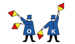 Flag Semaphore sticker #1518408