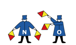 Flag Semaphore sticker #1518409