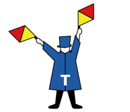 Flag Semaphore sticker #1518431