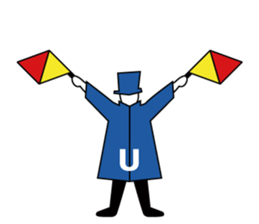 Flag Semaphore sticker #1518432