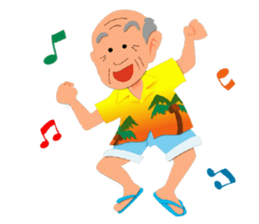 Fine lovely old men sticker #1518535