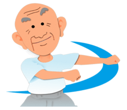 Fine lovely old men sticker #1518537