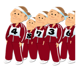 Fine lovely old men sticker #1518540