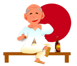 Fine lovely old men sticker #1518544