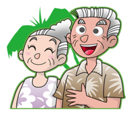 Fine lovely old men sticker #1518549