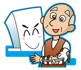 Fine lovely old men sticker #1518555