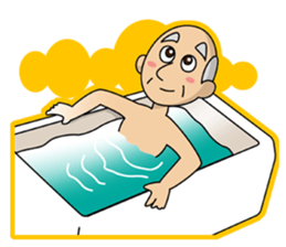 Fine lovely old men sticker #1518557