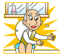 Fine lovely old men sticker #1518558