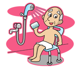 Fine lovely old men sticker #1518559