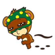 Shinshin, hilarious little brown bear sticker #1518701
