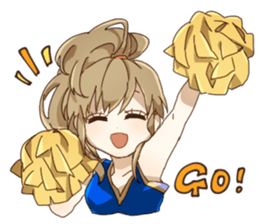 Cheerleader's every day life sticker #1519288