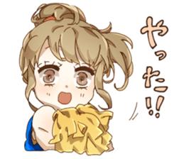 Cheerleader's every day life sticker #1519293