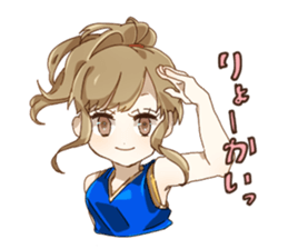 Cheerleader's every day life sticker #1519300