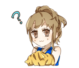 Cheerleader's every day life sticker #1519308