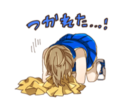 Cheerleader's every day life sticker #1519309