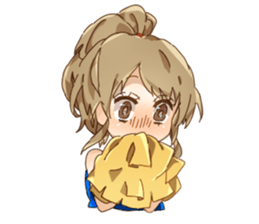 Cheerleader's every day life sticker #1519310