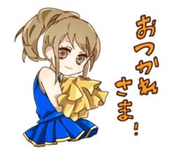 Cheerleader's every day life sticker #1519313