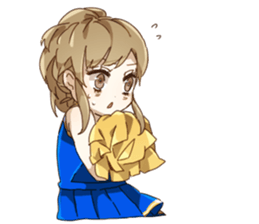 Cheerleader's every day life sticker #1519314