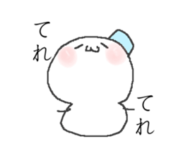 White snowman sticker #1519371