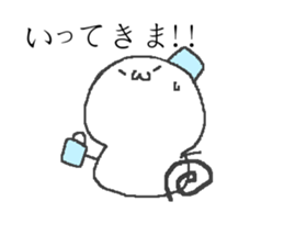 White snowman sticker #1519372