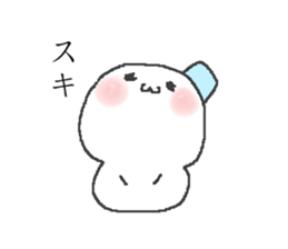 White snowman sticker #1519376