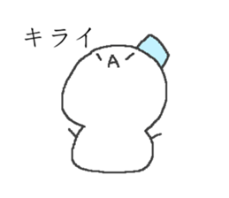 White snowman sticker #1519378