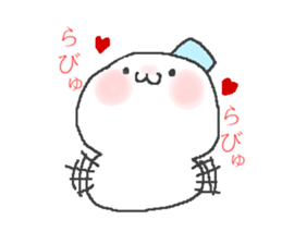 White snowman sticker #1519385