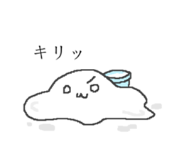 White snowman sticker #1519399