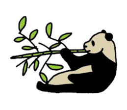 Melancholy  Panda sticker #1519608