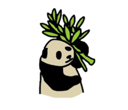 Melancholy  Panda sticker #1519610