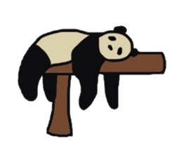 Melancholy  Panda sticker #1519612