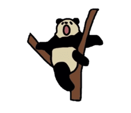 Melancholy  Panda sticker #1519613