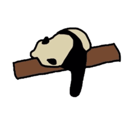 Melancholy  Panda sticker #1519616