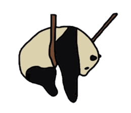 Melancholy  Panda sticker #1519617