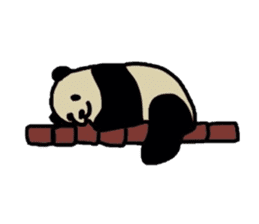 Melancholy  Panda sticker #1519621