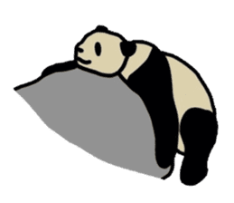 Melancholy  Panda sticker #1519622