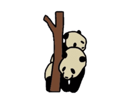 Melancholy  Panda sticker #1519624