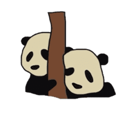 Melancholy  Panda sticker #1519625