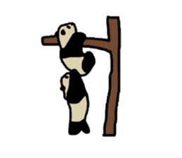 Melancholy  Panda sticker #1519626
