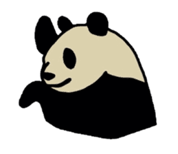 Melancholy  Panda sticker #1519628