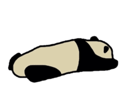 Melancholy  Panda sticker #1519634