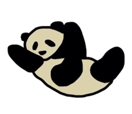 Melancholy  Panda sticker #1519635