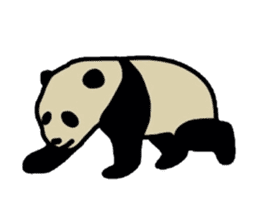 Melancholy  Panda sticker #1519639