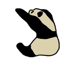 Melancholy  Panda sticker #1519642